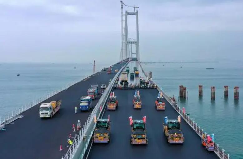 世界最大規(guī)模！深中通道鋼橋面全部完成鋪裝